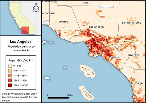 los angeles area population